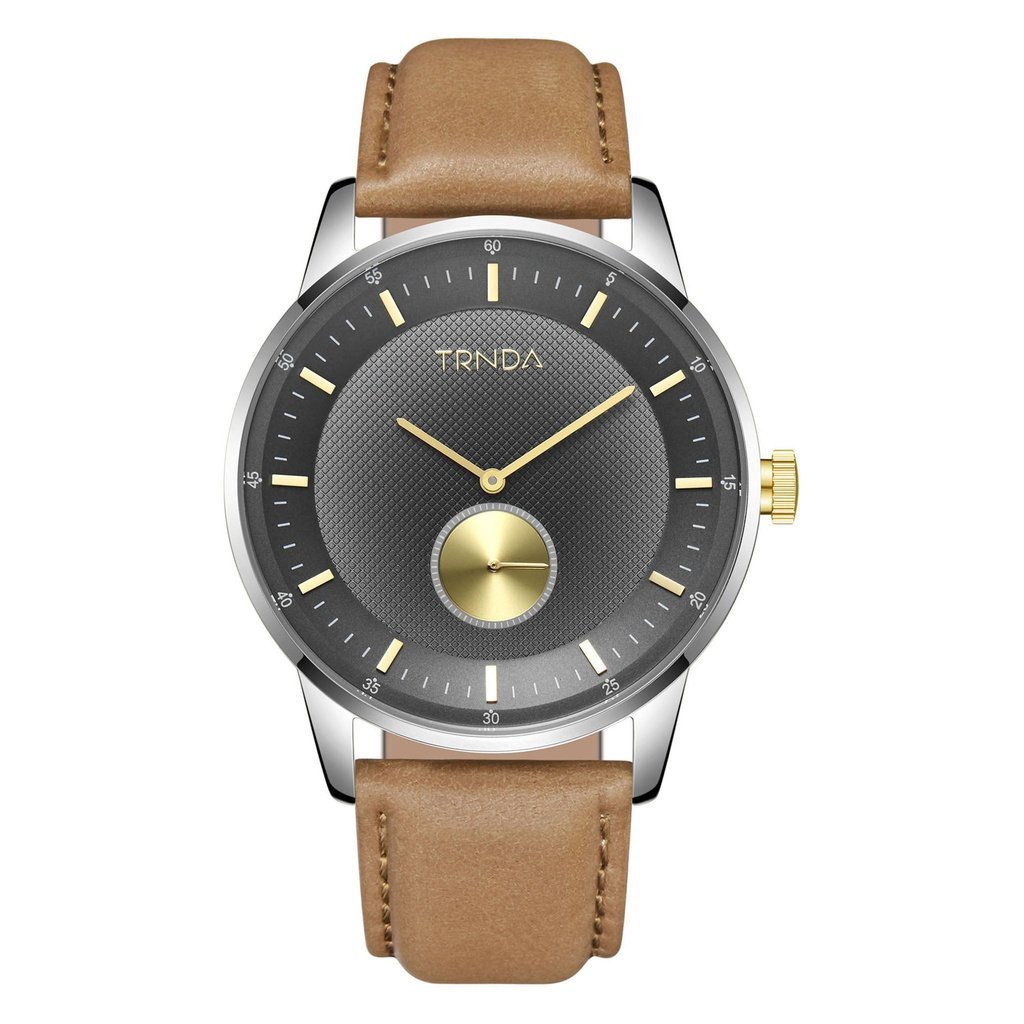 TRNDA Silver Stainless Steel Men's Watch | TR002G5L1-B8T